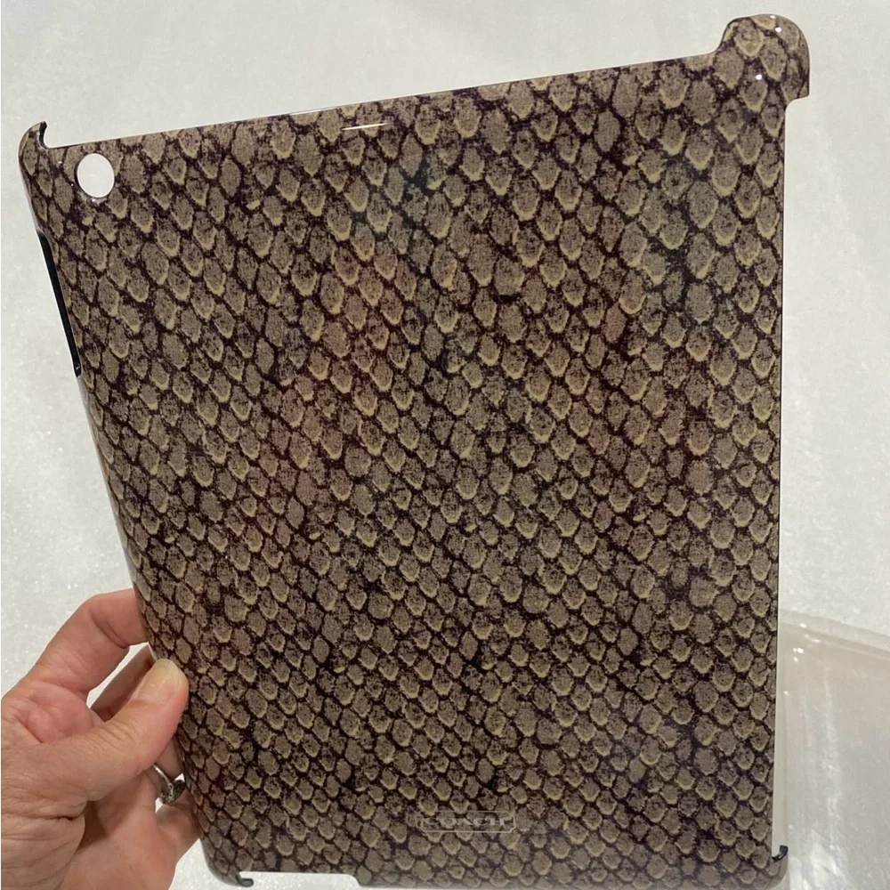Coach New York Snakeskin Print iPad Mini Case New In Opened Box